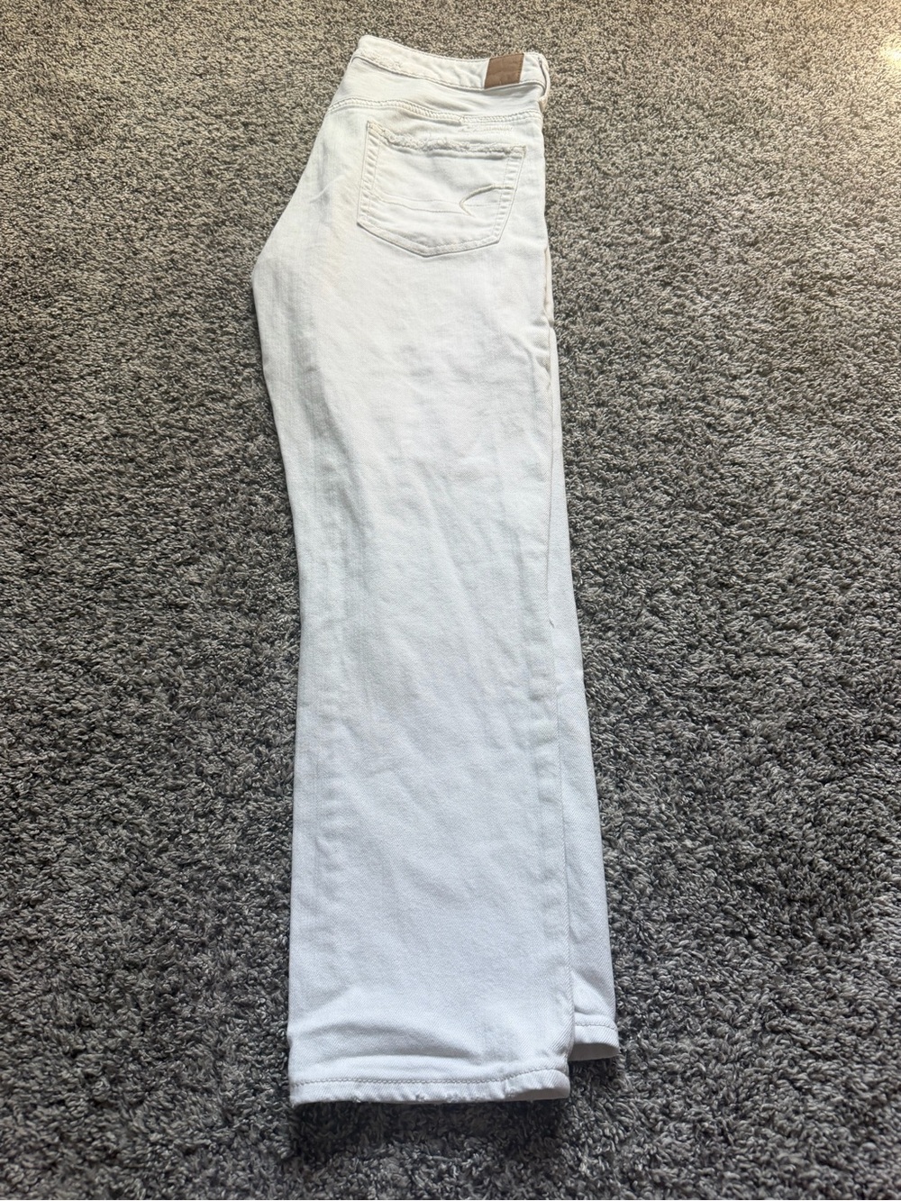 American Eagle Outfitters White Straight Leg Jeans